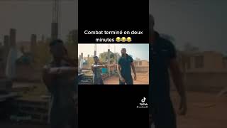 Combat terminé en deux minutes