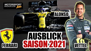 Formel 1 2021: Der große Saisonausblick - Vettel, Schumacher & Alonso