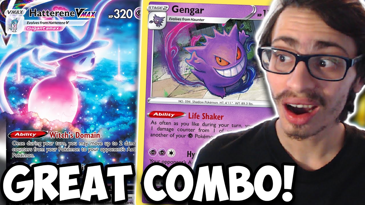 Hatterene VMAX & Gengar Are A GREAT Combo! Hard To KO, Gengar