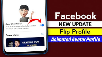 Facebook new update | Enhance your profile picture with your avatar | Profile flip avatar