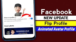 Facebook new update | Enhance your profile picture with your avatar | Profile flip avatar