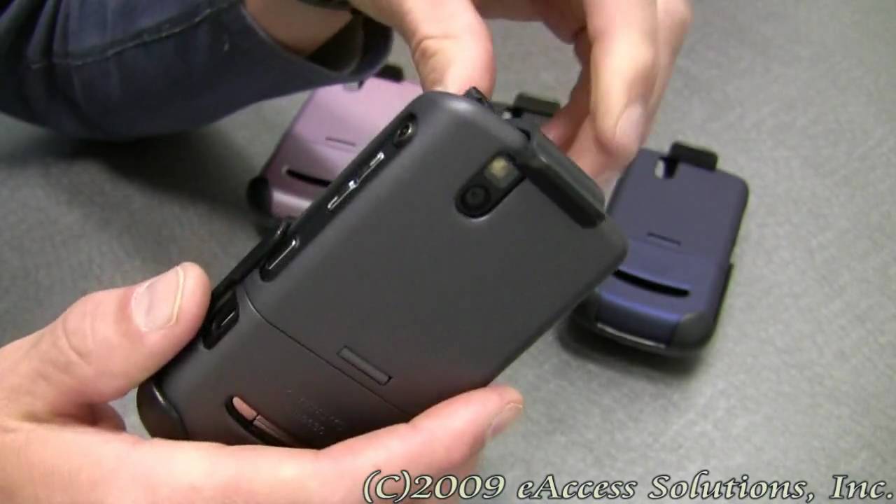Rubberized Case and Holster for BlackBerry Tour 9630