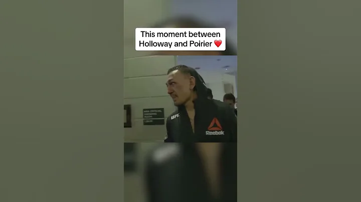 This moment with Poirier & Holloway 🤝 (via UFC)