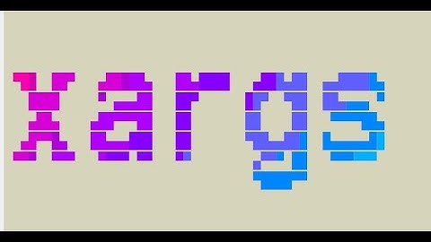 Linux Command: xargs