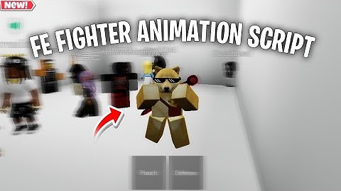 [ FE ] Fighter Script Animation - Only Working On R6 / Troll People | Roblox Script