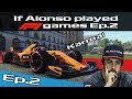 If alonso played f1 games ep2