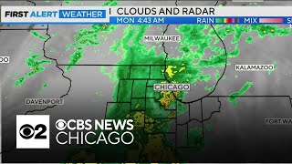 Rain, thunderstorms Monday morning in Chicago by CBS Chicago 1,264 views 7 hours ago 2 minutes, 2 seconds