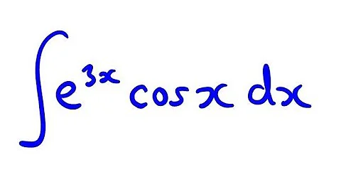 Integration by Parts: Product of cosx and e^3x