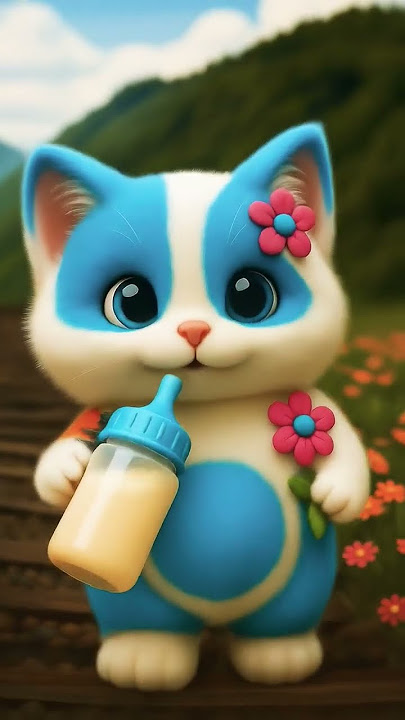 cute baby cat raning doli doli dam song Baby 🍼 abbd faniy #babyyumyum #babyab #cat #shortsfeed baby
