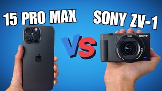 เปรียบเทียบกล้อง iPhone 15 Pro กับ Sony ZV-1 เน้นวีดีโอ