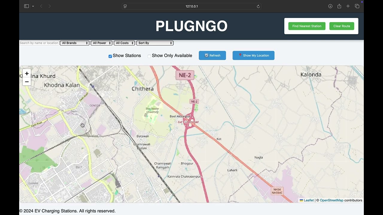 🚗 Smart EV Charging & Route Optimization | Final Year Project Demo | Sustainable Future 2025