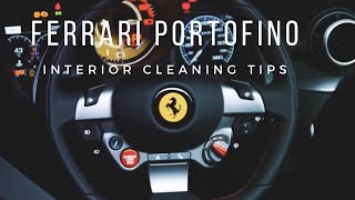 Ferrari Portofino Interior Cleaning Tips//Sports Car Interior Detailing//Best Relaxing Music screenshot 5