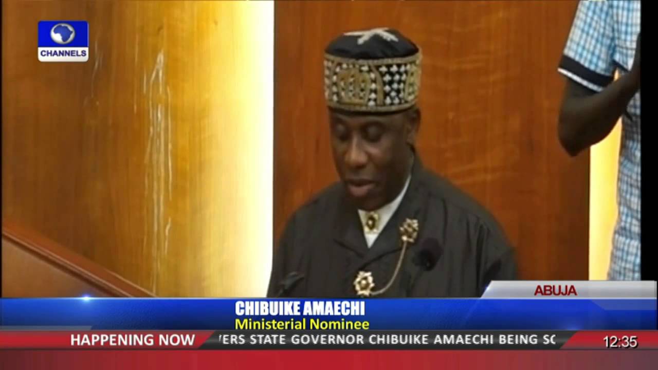 Download Amaechi Presents His Introductory Speech At Ministerial Screening  22/10/15