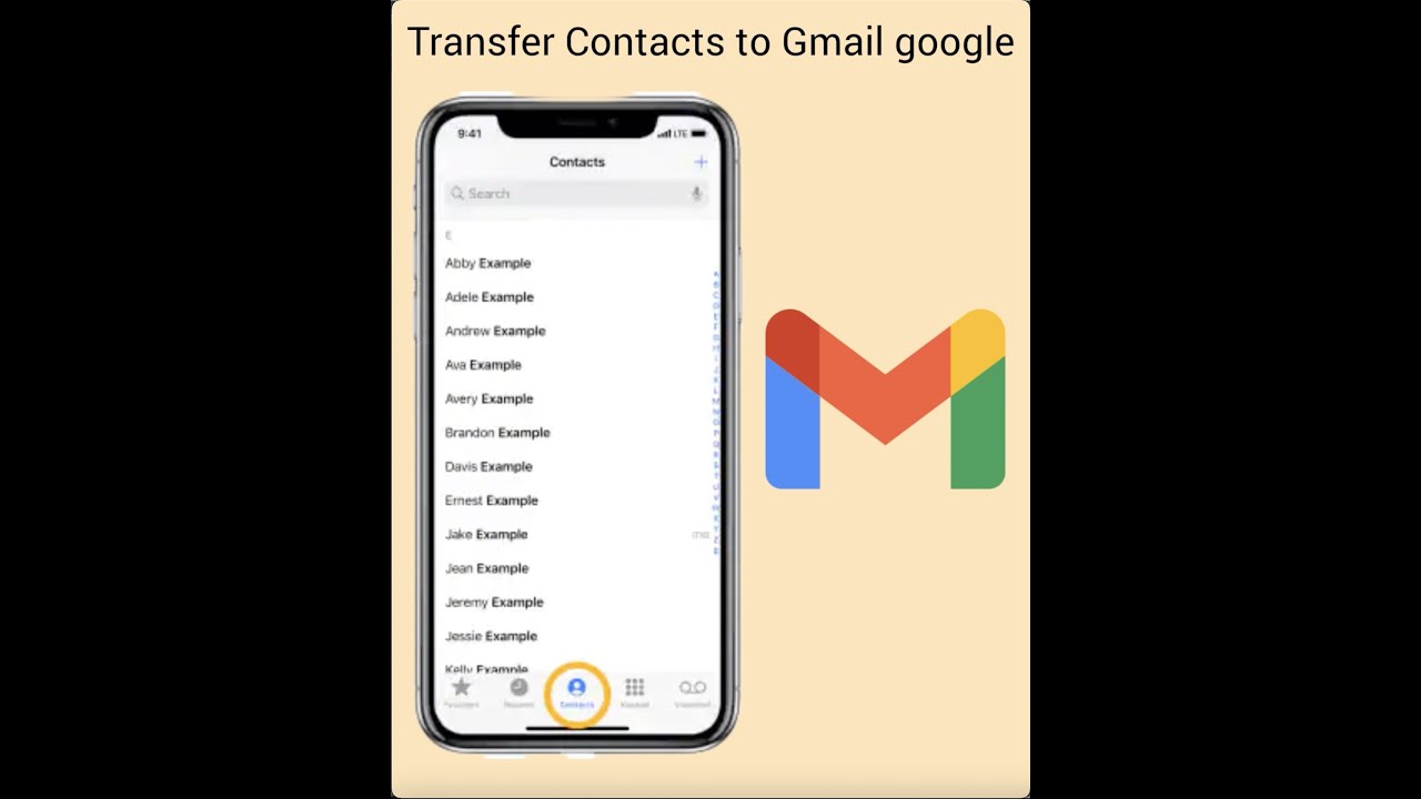 How To Export iPhone contacts to gmail. Backup Contacts to gmail.