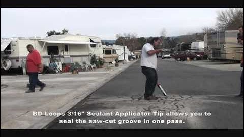 BD Loops Saw-Cut Loop Installation, Step 5: Sealing the Loop