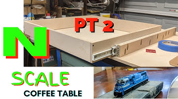 N Scale Coffee table Layout build :Part2