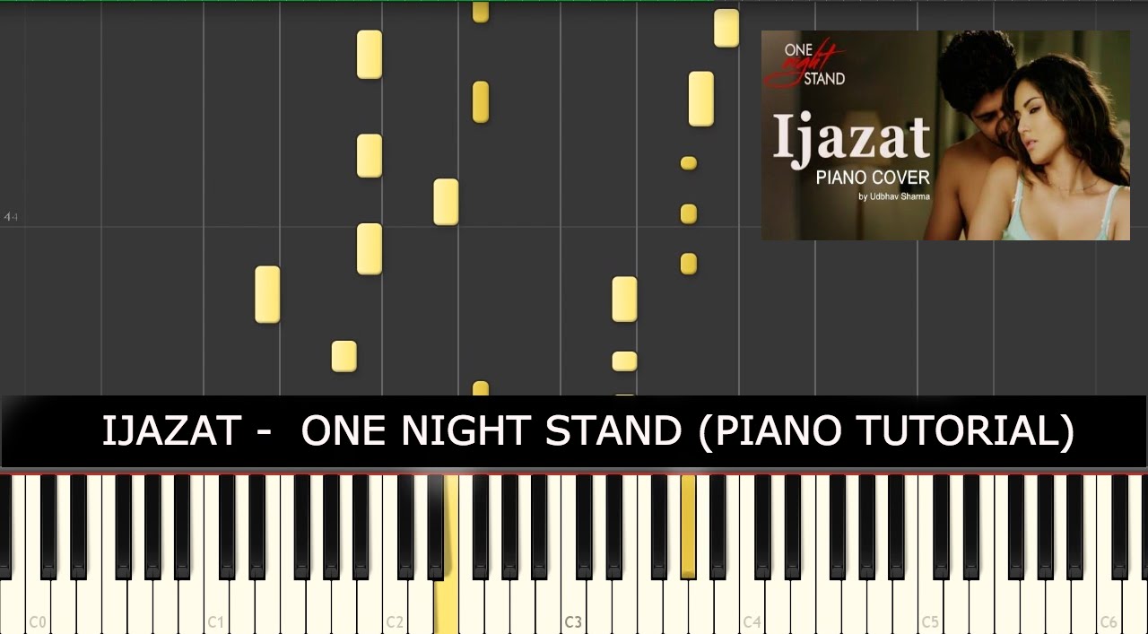 IJAZAT Arijit Singh One night Stand (PIANO TUTORIAL) YouTube