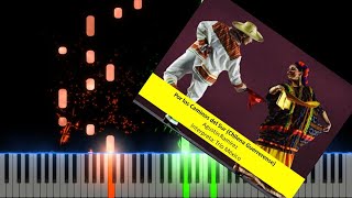 Por los Caminos del Sur Piano Cover Midi tutorial Sheet app  Karaoke