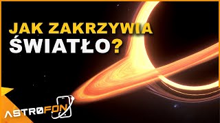 Dlaczego czarne dziury przyciągają światło? - AstroFon