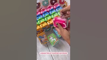 Thumbnail of luggage sharpner and eraser #trending #viralvideo #trendingshorts #viral #shortsyoutube #song