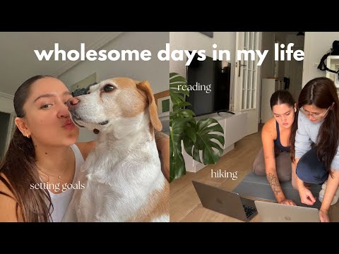 wholesome days in Spain | setting goals, new mentorship, hiking & reading | AD
