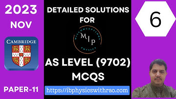 6. A projectile is fired from point P with velocity V at an angle θ to the horizontal. It lands at