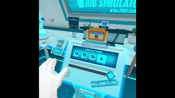 Job bot comes to kill me #vr #jobsimulator #meme