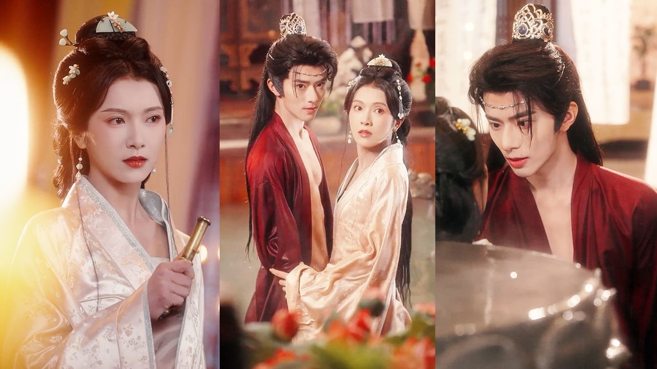 🔥🔥Reborn,she fled her wedding and ran to the bathing frail prince, wet and alluring,captivating him.