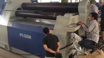 CNC 4 Roller Plate Rolling Machine 25mm / 4 Rollers Bending Machine Brand Haco