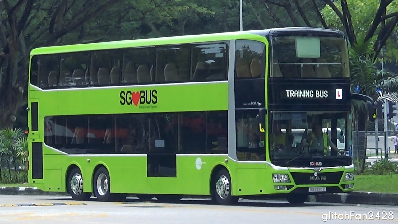 [TTS] 3 Door Concept MAN A95 12.8m - SG5999Z Training at Toa Payoh Interchange