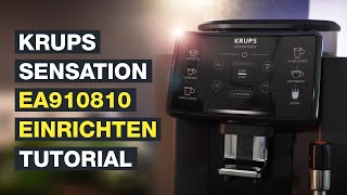 Krups Kaffeevollautomat Einrichten - Sensation Ea910810 - Einfache Anleitung - Testventure
