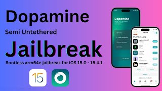 How to jailbreak ios 15 - 15.4.1 - Semi Untethered | Dopamine Jailbreak