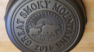 2016 Great Smoky Mountain out of the Lye tank! #castironrestoration #castiron @lodgecastiron