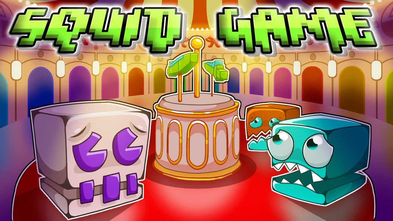 I made SQUID GAME in GEOMETRY DASH