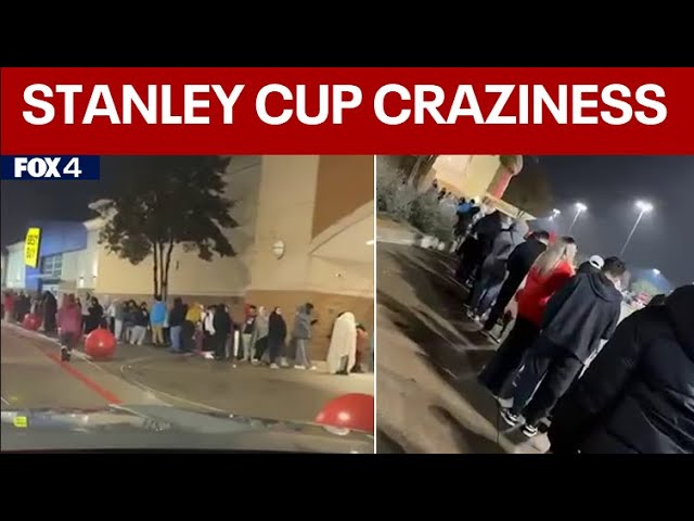 Starbucks pink Stanley cups: Shoppers line up at North Texas