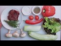 Рецепт Теплый Салат с мясом и овощами  NEW!!! Как приготовить Теплый Салат с мясом от mycoffee.bz