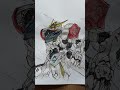 Painting Barbatos #shorts #sketch #artdrawing #howtodraw #barbatos
