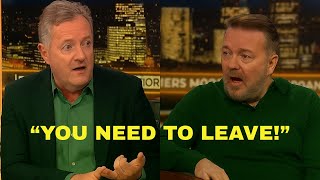 Ricky Gervais Kicked Off Piers Morgan’s Show After