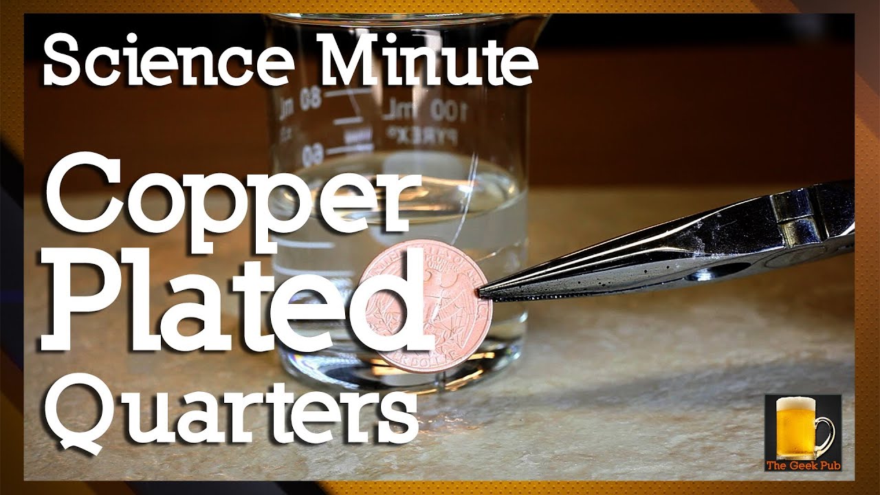 How to make Copper Plated Quarters YouTube