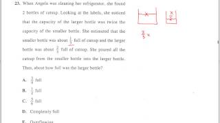 ACT Test 3 Math. Question 23.