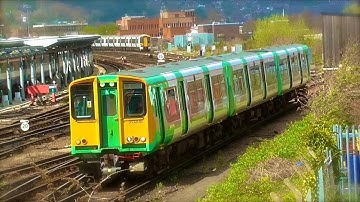 Southern Railway Class 313/2 - 313208 Arrives At Brighton From Seaford