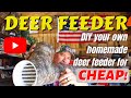 How to make a Homemade DEER FEEDER - DIY #DeerFeeder on the CHEAP that you can build yourself!