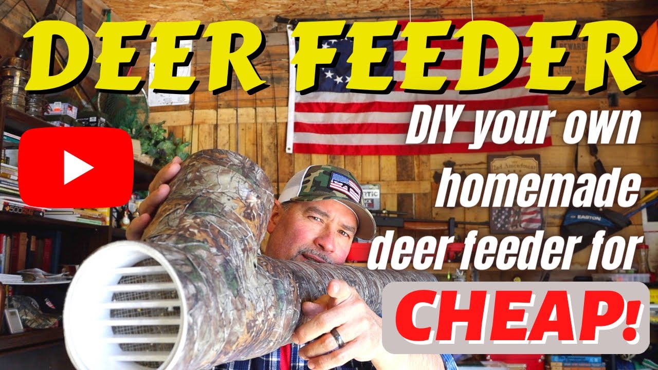How to make a Homemade DEER FEEDER - DIY #DeerFeeder for 2026 that you ...