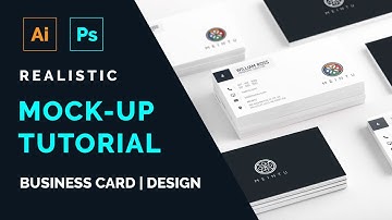 How to use Mock-up | Business Card | Adobe Photoshop & Illustrator Tutorial | Beginner