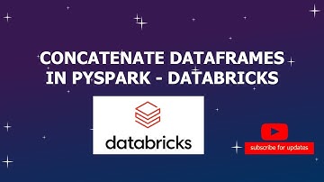 Concatenate dataframes in pyspark - Databricks
