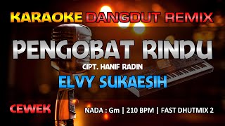 PENGOBAT RINDU - Elvy Sukaesih || RoNz Karaoke Dangdut Remix