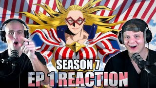 My Hero Academia Season 7 Episode 1 + OPENING REACTION! | Anime OP REACTION!
