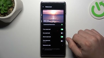 INFINIX Note 40 - How to Manage & Customize Camera Watermark
