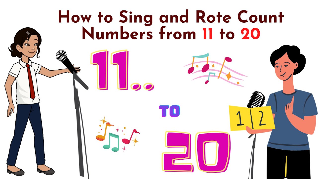 Counts By Rote How to Sing and Rote Count Numbers from 11 to 20 - YouTube
