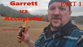 Garrett vs Accupoint part 1 - Not good for the Accupoint - Nokta Legend